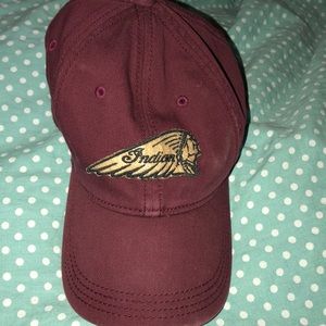 Lucky brand Indian motorcycle path hat